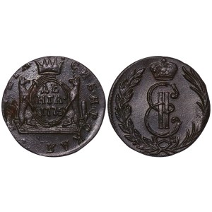 Empire russe, Sibérie, 1 Denga, année 1775, KM