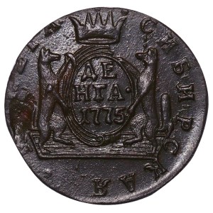 Empire russe, Sibérie, 1 Denga, année 1775, KM