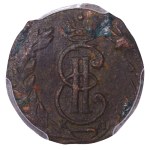 Ruské impérium, Sibír, 1 Poluška, rok 1773, KM, PCGS, XF Detail