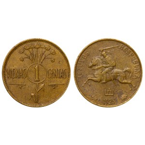 Lithuania, 1 Centas, 1925 year