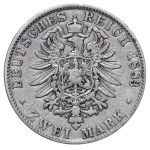 Grand Duchy of Baden, 2 Marks, 1883 year, G