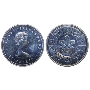Kanada, 1 dolár, rok 1978, Hry Commonwealthu 1978, Edmonton