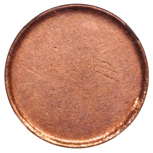Eurozóna, prázdny planšet, 2 centy, NGC, MINT ERROR