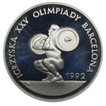 Poľsko, 200000 Zlotých, rok 1991, MW, XXV. olympijské hry - Barcelona 1992 - Vzpieranie