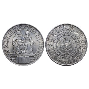 Poľsko, 100 zlotých, rok 1966, MW, poľské milénium