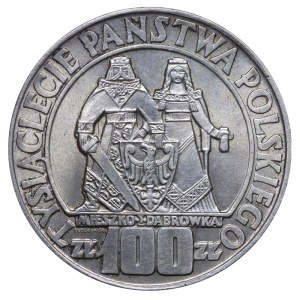 Poľsko, 100 zlotých, rok 1966, MW, poľské milénium