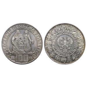 Poland, 100 Zlotys, 1966 year, MW, Polish Millenium