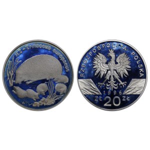 Poľsko, 20 zlotých, rok 1996, MW, Ježko