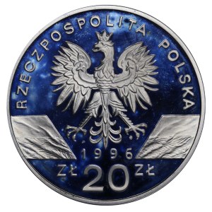 Poľsko, 20 zlotých, rok 1996, MW, Ježko