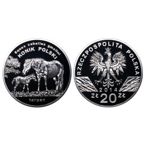 Poľsko, 20 zlotých, rok 2014, MW, poľský kôň koník