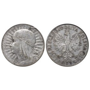 Poľsko, 10 zlotých, rok 1932, Polonia, ECC, XF 40
