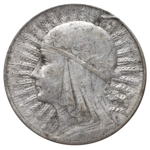 Poľsko, 10 zlotých, rok 1932, Polonia, ECC, XF 40