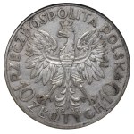 Poľsko, 10 zlotých, rok 1932, Polonia, ECC, XF 40