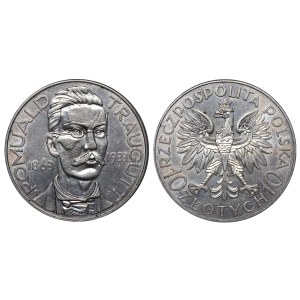 Poľsko, 10 zlotých, rok 1933, 70. výročie povstania v roku 1863, Romuald Traugutt