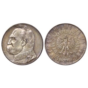 Poľsko, 5 zlotých, rok 1938, Jozeph Pilsudski