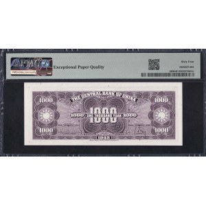Chine, 1000 Yuan, 1945, Choix UNC 64 EPQ