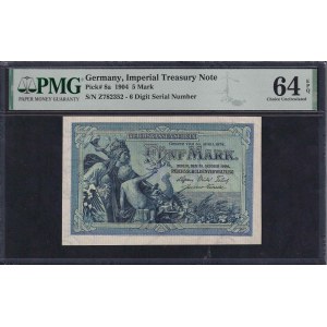 Nemecko, 5 mariek, 1904, výber UNC 64 EPQ