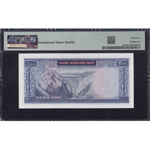 Irán, 200 rialov, 1971-73, výber UNC 64 EPQ
