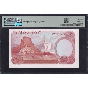 Jersey, 20 Pounds, 1976-88, Gem UNC 65 EPQ