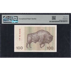 Litva, 100 Talonas, 1991, Gem UNC 65 EPQ