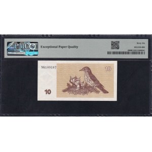 Lithuania, 10 Talonas, 1992, Gem UNC 66 EPQ