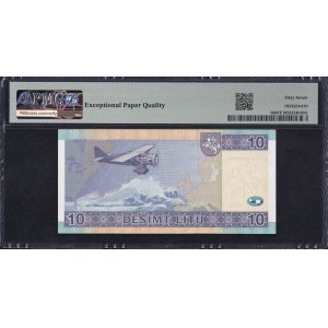 Litva, 10 Litu, 2007 (2008), Superb Gem UNC 67 EPQ