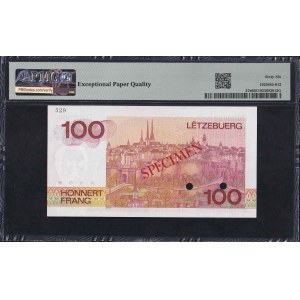 Luxembourg, 100 Francs, 1980, Gem UNC 66 EPQ, ''SPECIMEN''