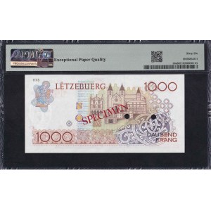 Luxembourg, 1000 Francs, 1985, Gem UNC 66 EPQ, ''SPECIMEN''