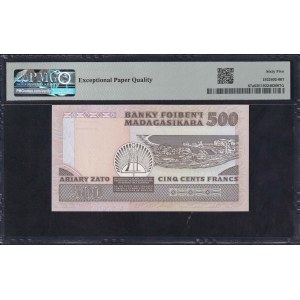 Madagascar, 500 Francs, 1983-87, Gem UNC 65 EPQ