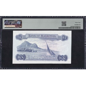Mauritius, 5 Rupees, 1967, Choice UNC 64