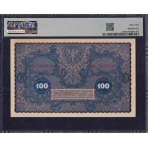 Polen, 100 Marek, 1919, Auslese UNC 64