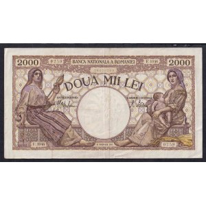 Rumunia, 2000 lei, 1941, VF