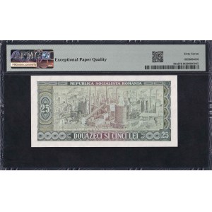 Rumunia, 25 Lei, 1966, Superb Gem UNC 67 EPQ
