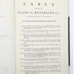 Recueil de Plans de Batailles, Sieges et Combats, arrives dans les expeditions memorables de la Guerre de Sept Ans. Pour servir a l'intelligence des oeuvres posthumes de Frederic II., Roi de Prusse FREDERICK II 1789 Amsterdam &amp; Strasbourg