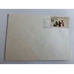 ENVELOPE, STAMP, STAMP POPE JAN PAUL II