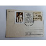 ENVELOPE, STAMP, STAMP POPE JAN PAUL II