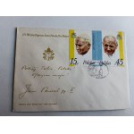 ENVELOPE, STAMP, STAMP POPE JAN PAUL II