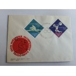 ENVELOPE, STAMP, STAMP SPORT IO TOKYO 1964 ROWING