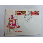 ENVELOPE, STAMP, STAMP IV PZPR CONGRESS