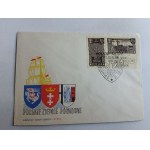 ENVELOPE, STAMP, STAMP POLISH NORTHERN LANDS, SHIP