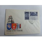 ENVELOPE, STAMP, STAMP POLISH NORTHERN LANDS, SHIP