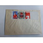 ENVELOPE, STAMP, STAMP OF VI PZPR CONGRESS