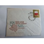 ENVELOPE, STAMP, SHORE STAMP, 1000TH ANNIVERSARY OF THE POLISH STATE 1966, DAYS OF THE LAND OF BREST