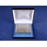 Silver box for jewelry, cards, cigars. Florence, 20th century.