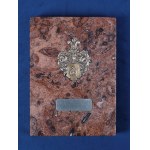 Placard with the Lubicz coat of arms, Poland, 19th/20th century.