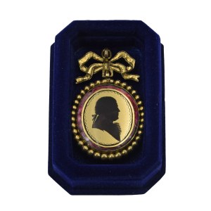 Medallion with male portrait, Poland ca. 1770-1800.