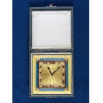 Art Deco desk watch, jewelry setting, Calcutta 1930s.