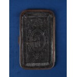 Pugilares or wallet, 1820s.