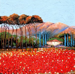 Alicja KAPPA (ur. 1973), W cieniu drzew piniowych, 2025