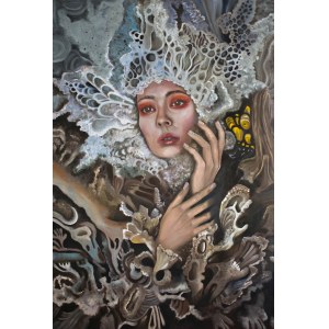 Sylwia WALKOWICZ-NOWAK (née en 1994), Portrait avec récif corallien, 2024